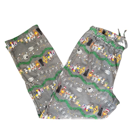 Men’s Star Wars Darth Vader Gray Pajama Shirt And Pants - Picture 5 of 7